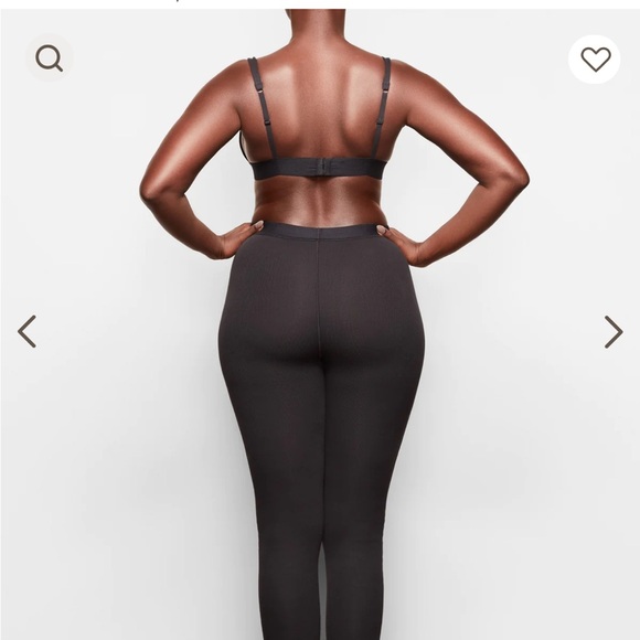 SKIMS Cotton Rib Legging - Black / Soot - Brand New in package - Picture 5 of 9